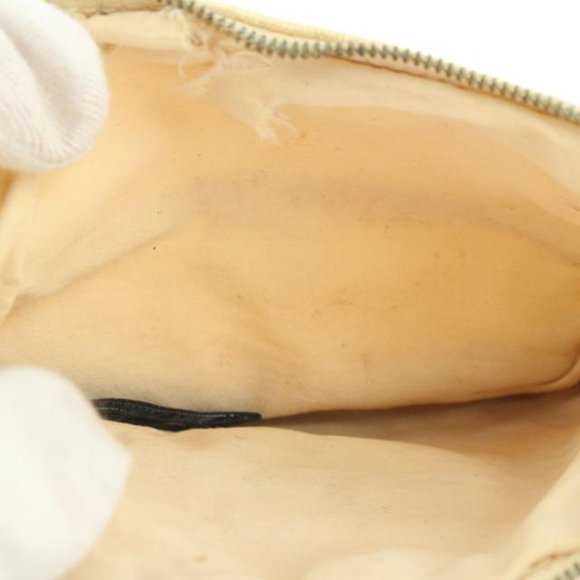 Hermès Toile Beige Bolide Cosmetic Pouch Make up - Picture 4 of 12